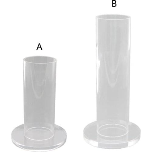 Acrylic Hair Scrunchy Holder Stand Clear Jewelry Hairband Bracelet Watch Display R2LE