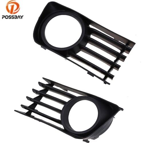 POSSBAY Car Side Fog Light Lamp Cover Grille for Toyota Prius 2004/2005/2006/2007/2008/2009 Auto Lamp Protect Parts