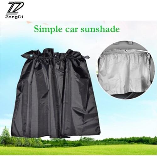 ZD Car side window curtain Sunshade with sucker For VW polo passat golf Toyota corolla avensis Ford focus 2 3 fiesta accessories