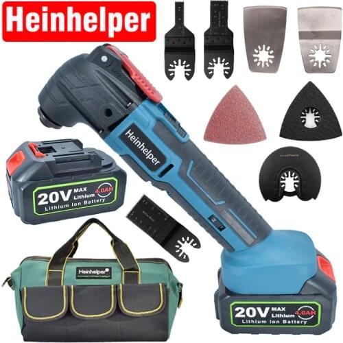 20V Cordless Multi Function Oscillating Tool Electric Saw Power Tools Anti-Vibration Patented Design Electric Trimmer Renovator