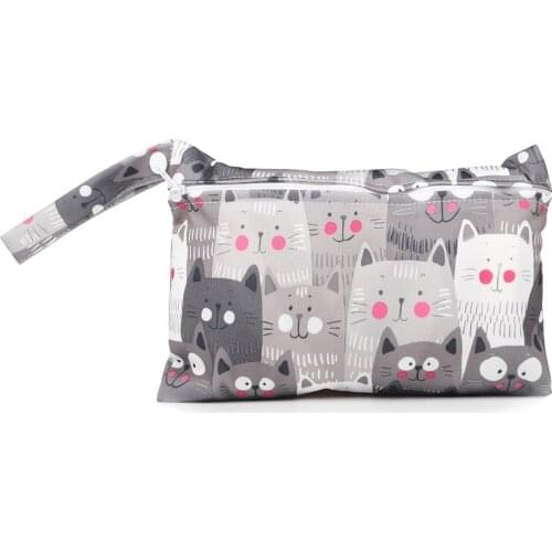 [CHOOEC] NEW Small Size:15*22.5CM New Wet Bag Washable Reusable Cloth diaper Nappies Bags Waterproof Swim Sport Travel Carry bag