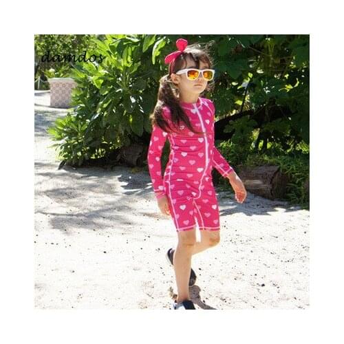 2019 Children One Piece Swimsuit Swimwear Beach Dress for Boys/Girls Shirt Kids Summer Clothess Children Diving Bath Suits