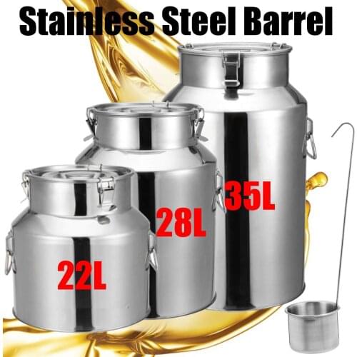 Stainless Steel Fermenters Wine Fermented Beer Fermenters Milk Barrel Sealing High Quality Oil Barrel Tea Canister