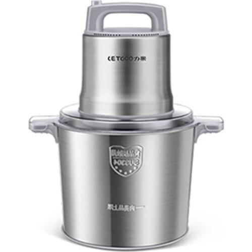 Commercial 10L Meat Grinder 1200W High-power Minced Meat Blender Home Electric Stainless Steel Pepper Garlic Crusher Device