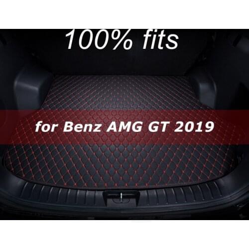 Car trunk mat for Benz AMG GT 2019 cargo liner carpet interior accessories cover
