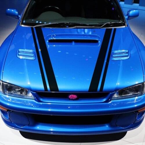 Car Hood Cover Sticker Vinyl Film Auto Long Stripe Decals Car Racing Sports Decoration Stickers Car Styling Tuning Accessories