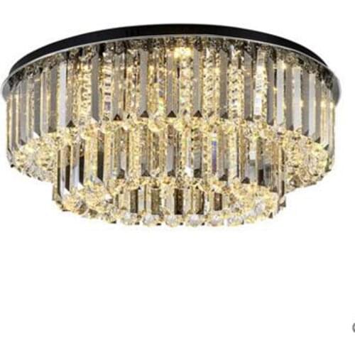 New living room lamp Simple modern Crystal lamp Living room led ceiling lamp Bedroom personality lamps led lighting fixture led
