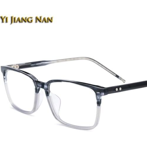 Fashion Full Rim Acetate Optical Glasses Frame Men Eyewear Spectacle Occhiali Da Vista Uomo Eyeglasses Frame Women