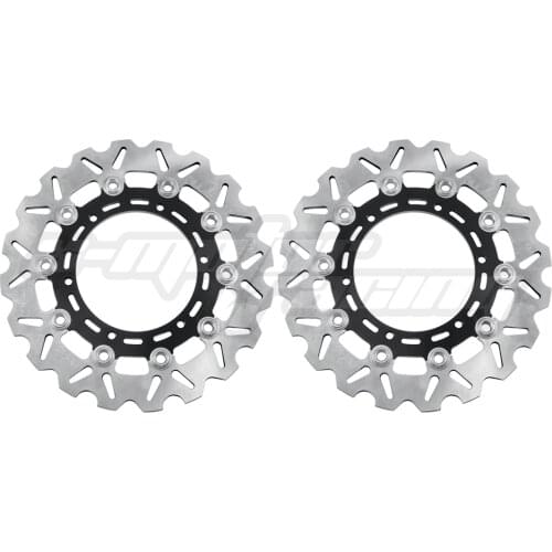 Motorcycle Front Floating Brake Discs Rotors For Yamaha XVS1300 Midnight Star 07-16 XV1700 Road Star Warrior 03-05 XV1900 06-12