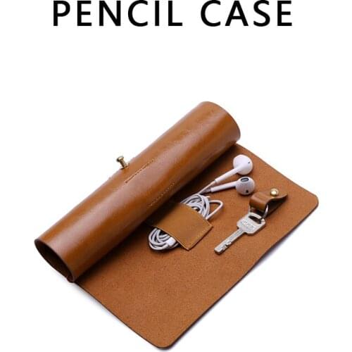 Portable Retro Storage Bag Storage Bag Pen Bag Earphone Digital Accessories Data Cable Key U Disk Storage Bag