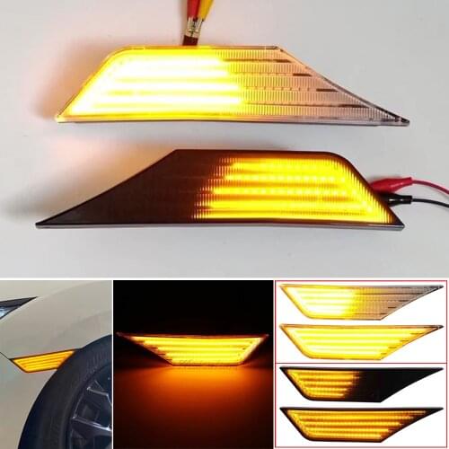 Flowing Flashing Sequential Lamp LED Dynamic Turn Signal Side Marker Light Blinker Indicator For Honda Civic 10th 2016 2017 2018