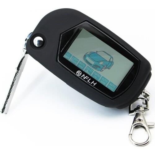 B6 Lcd Remote Controller Keychain For Starline B6 Keychain Alarm System Uncut Blade Fob Vehicle Security Two Way Car Alarm