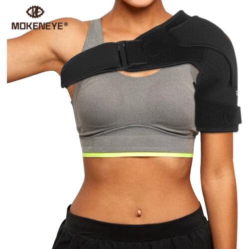 Adjustable Shoulder Brace Pressure Pad Bandage Bodybuilding Equipment Relieve Joint Pain Durable Elastic Anti Pulling Injury