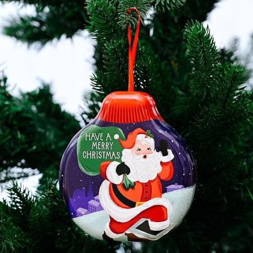 Christmas Mini Candy Iron Boxes Christmas Decor for Home Child Christmas Gifts New Year Christmas Ornaments Navidad Storage Box