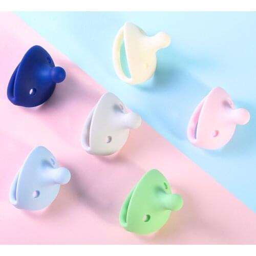 1pc 6 Colors Baby Mini Products Pacifiers Food Grade Liquid Silicone Baby Teether Toys Simulation Pacifiers For Baby Care Feed