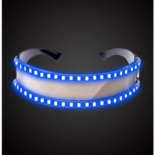 LED Party Glasses Luminous Glasses DJ Electric Syllables Glow Party Supplies