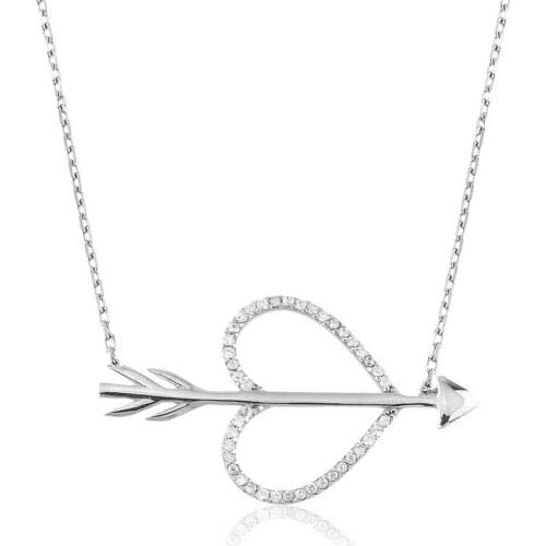 Tevuli 925 Sterling Silver Love Read Lady Necklace