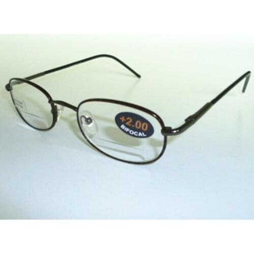 High Quality Bifocal Reading Glasses Metal Spring hinge Reader Presbyopic Glasses Women Men Eyeglasses glasses magnifier A1