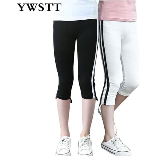 Ywstt 2017 Autumn Girls Leggings Cotton Pants For Girls Sport Leggings Girls Clothing 3-12years