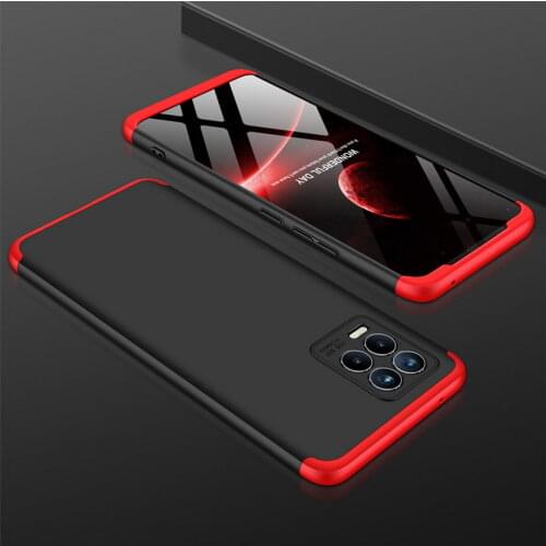 3-in-1 full Protective Case For OPPO Realme 8 Pro Case Realme8 Full Back Cover For OPPO Realme 7 Pro 7i C17 C15 C12 C11 C3 6i 5