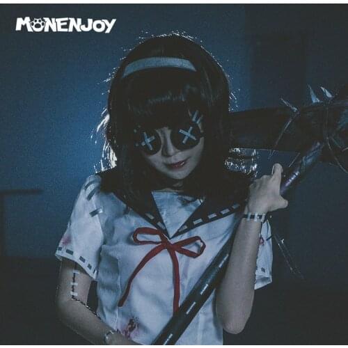 Monenjoy Identity V The Dream Witch Follower Cosplay Wig Skin Kawakami Tomie Black Cos Hair