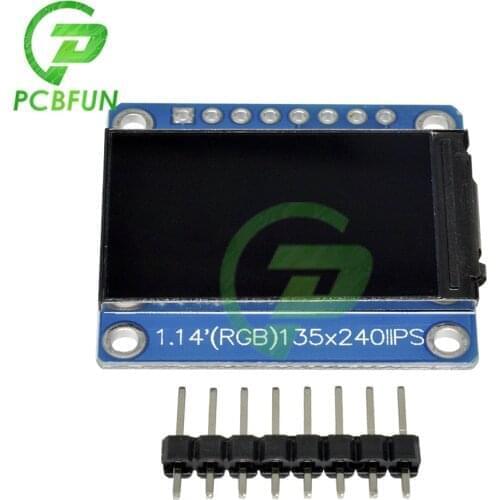 1.14 inch 3.3V 8PIN SPI HD Full Color TFT Display Screen ST7789 Drive IC 135*240 TFT LCD Display Module