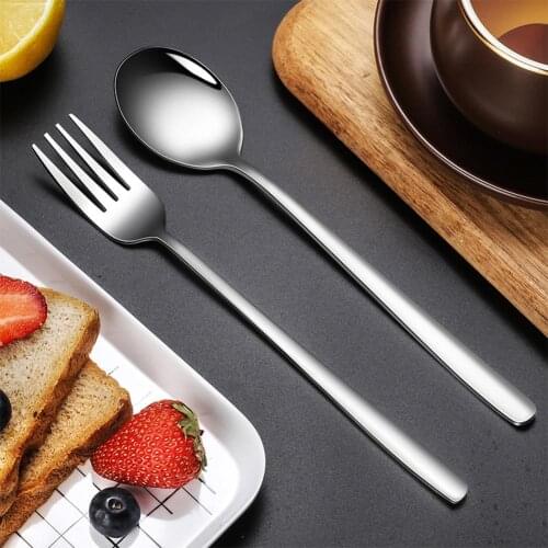 1/2/4Pcs Luxury Gift Tablew Spoon Tableware Sets Dishes Safe Cutlery Dishwasher Cutlery Silver Dinnerware Stainless Steel Forks