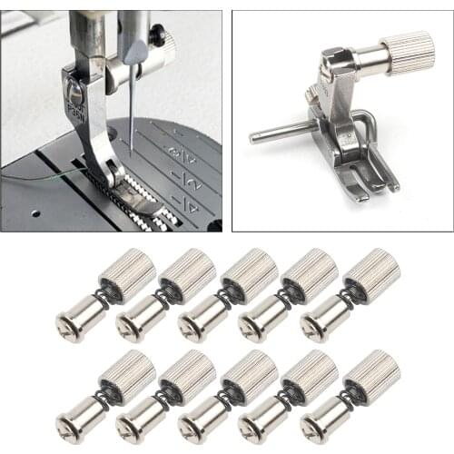 10PCS Presser Foot Easy Change Screw Clamp Spring Easy Holder Sewing Tools Accessories For High Lever Sewing Machine
