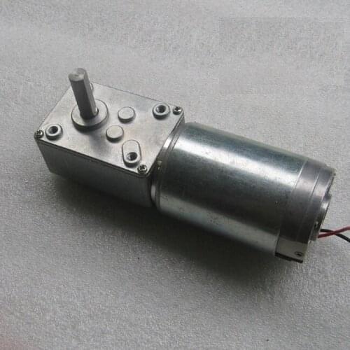 12V3 RPM 12V9 rpm 12V18 rpm 24V6 rpm 24V17 rpm high torque DC worm gear motor