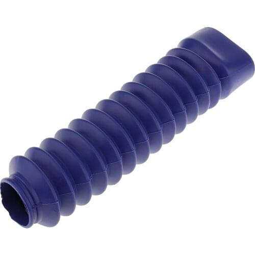 2Pcs Motorcycle Front Fork Soft Rubber Boots 210x45x30mm Blue