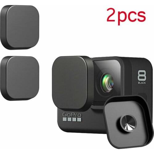 2X Soft Silicone Lens Cap Protective Cover Case For GoPro Hero 8 Black Action Camera for Go pro 8 Action Camera Accessory