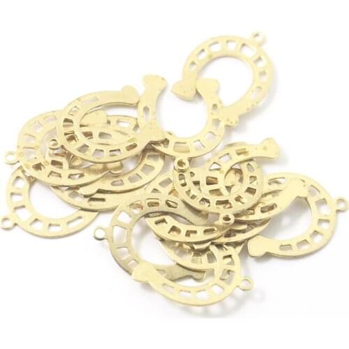 20pcs Geometric Single Pendant Hollow Shape Pendant Necklace Pendant DIY Earring Bracelet Earring Making Components