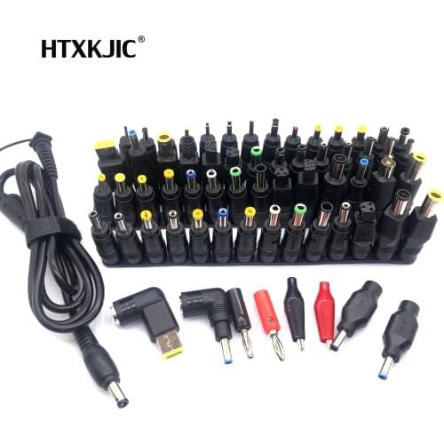 78pcs Universal Laptop AC DC Jack Power Supply Adapter Connector Plug for HP IBM Dell Apple Lenovo Acer To shiba Notebook Cable