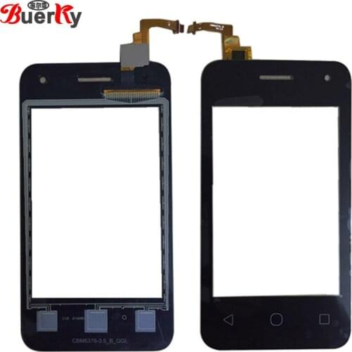 BKparts 5pcs For Alcatel One Touch Pixi 4 3.5 OT4017 4017A 4017D 4017F Touch Screen Glass Panel Digitizer