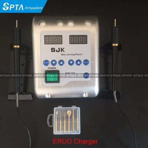 Dental Lab Electric Waxer Carving Knife Machine 110-240V Contain 6 Wax Tips+2 Pens/Pot