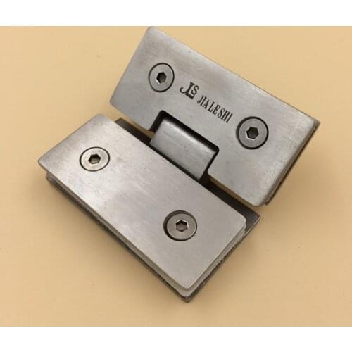 JLS stainless steel hinge glass shower room glass hinge cabinet glass door hinge hinge 135 glass clip