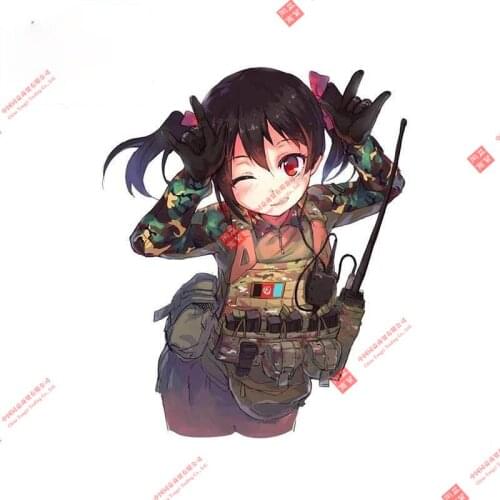 Hot Girls Frontline Motorcycle Game Anime Car Sticker Decal Decor for Motorcycle Off-road Laptop Trunk Guitar