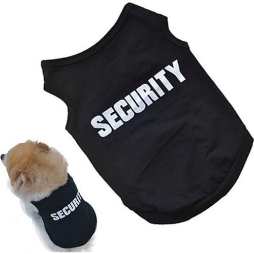 Cute Small Pet Dog Clothes Letter Printed Summer Cat Puppy Vest Apparel T-Shirt