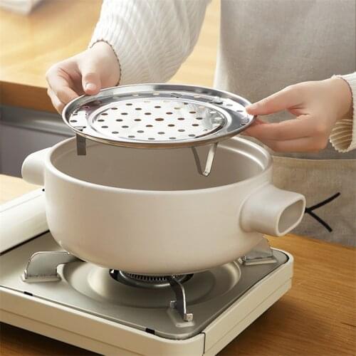 Multifunctional stainless steel steaming rack kitchen tripod steaming tray steaming rack water rack steamer steaming piece 1