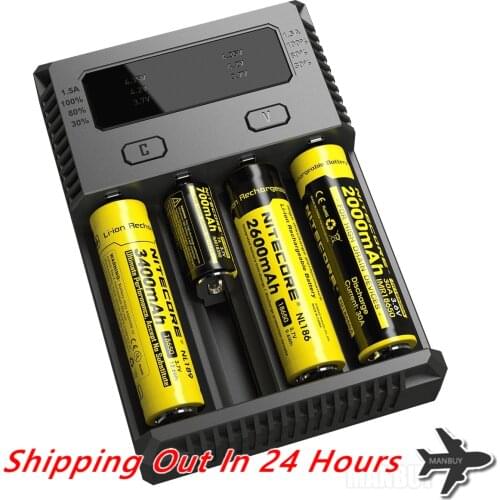 2020 new Nitecore New I4 Battery Automatic Current Select IntelliCharger IMR Ni-MH/Ni-CD Li-ion18650 16340 10440 AAA 14500 26650