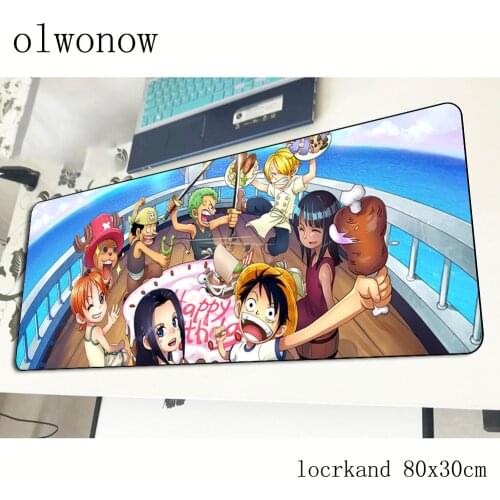 One Piece mouse pad 800x300x2mm gaming mousepad anime Fashion office notbook desk mat Gorgeous padmouse games pc gamer mats