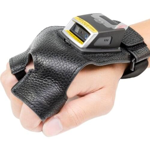 Yanzeo NF20 1D/2D Bluetooth Finger Trigger Barcode Reader QR Code Glove Scanner Ring Wearable Scanner for Android IOS
