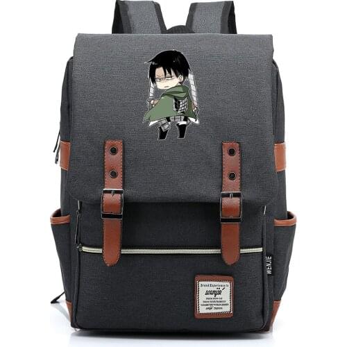 Anime Cartoon Attack on Titan Freedom Wings Buckle Children School bag Teenagers Student Schoolbags Women Bagpack Men Backpack