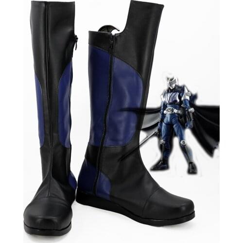 Masked Rider Knight Cosplay Boots Shoes Custom Made Any Size