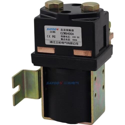 SAYOON CZWB400A DC6V 12v 24V 36V 48V 60V 72V 400A contactor used for electric vehicles, engineering machinery and so on