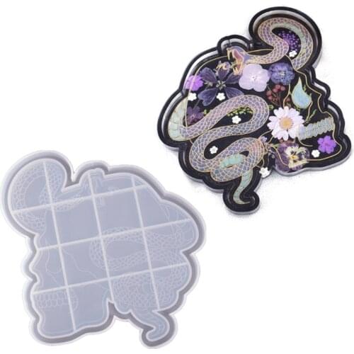 DIY Skull Head Shape Tray Mold Resin Skull Hand Snake Head Silicone Tray Mold