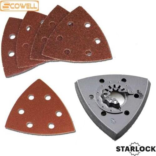 30% off Sanding paper Triangular sanding pad suit for Starlock oscillating power multi tool saw blade for Fein Dremel