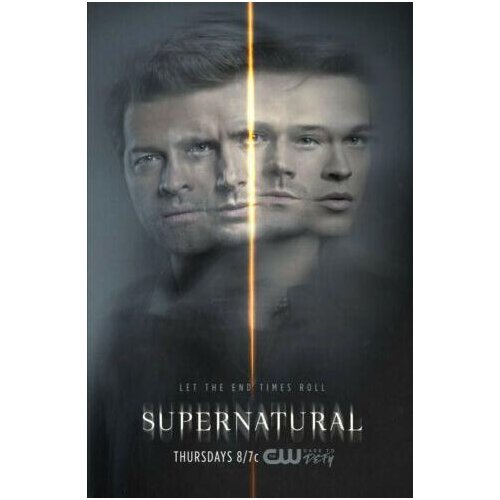 Supernatural Season TV Art Film Print Silk Poster Home Wall Decor 24x36inch