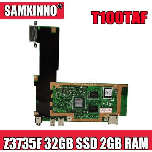T100TAF Motherboard Z3735F CPU 32GB SSD 2GB RAM For Asus T100TAF Tablet Mainboard Test 100% OK