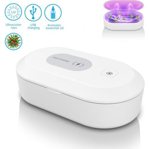 15w Portable UV Sterilizer Multi-function Wireless Charger Disinfection Box